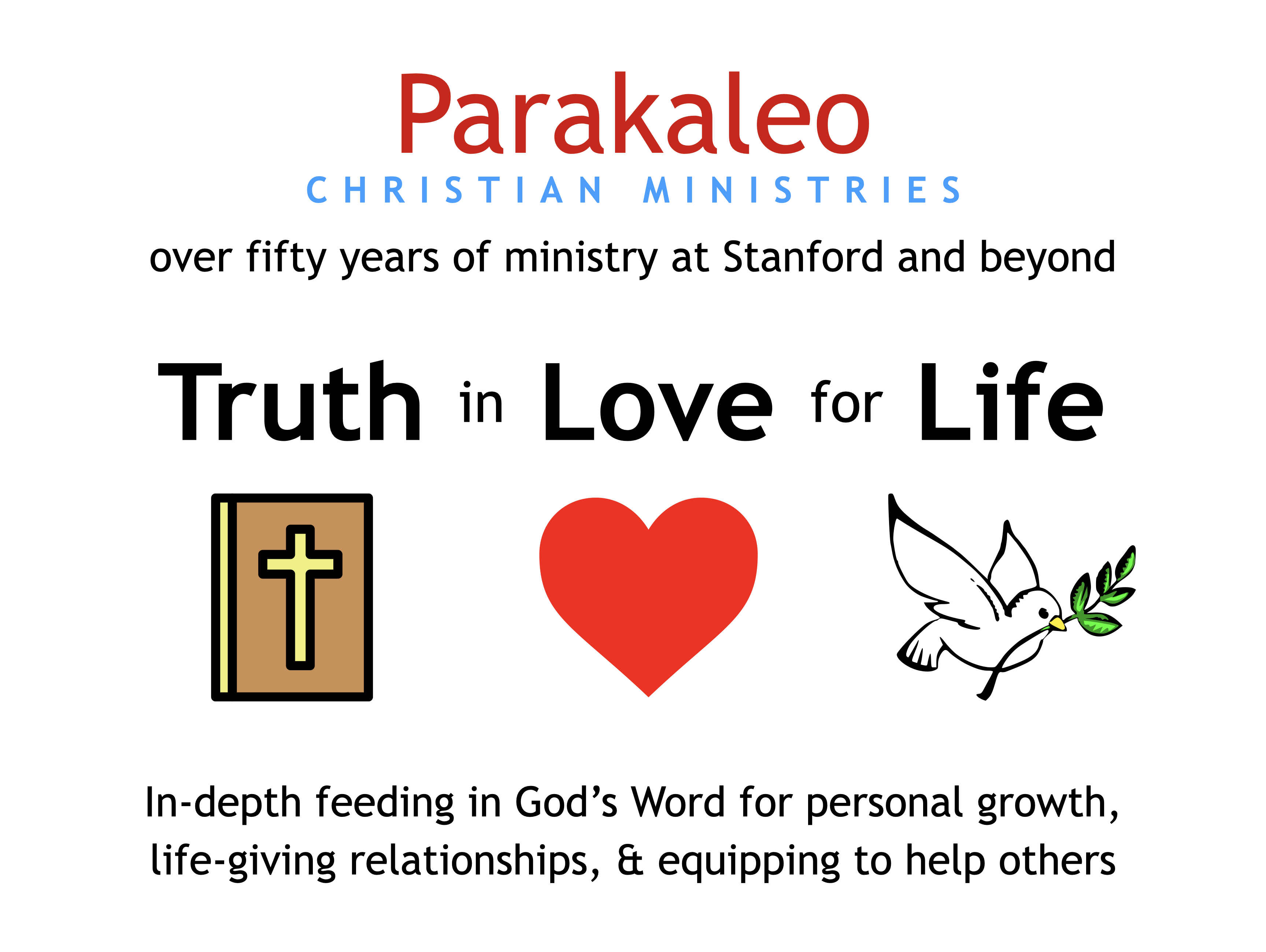 Parakaleo Christian Ministries banner